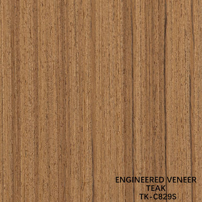 Reconowanie drewna veneer of teak slice cut techniki z prostym ziarnkiem dla dla drzwi twarz wydłużony rozmiar 2850mm
