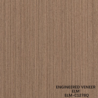 0.5mm Inżynierowane płytki z drewna wiórkowego dla eleganckich paneli 2500-3100mm wydłużone czwarte cięcia kolor brązowy ELM-580Q/125Q/1278Q