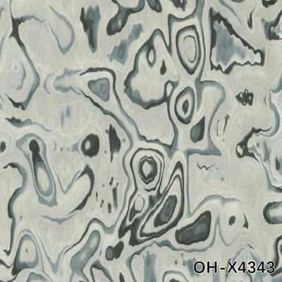 OH-X4343 Inżynieryjne drewno veneer of Ocean Heart Nieregularna tekstura dla dekoracji hotelowej