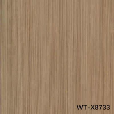 Wysokiej klasy odtworzone fałdowanie drewna naturalny orzech Wt-X8733 brązowy prosty 2250mm do szafki twarzy E0 klasy fabryki