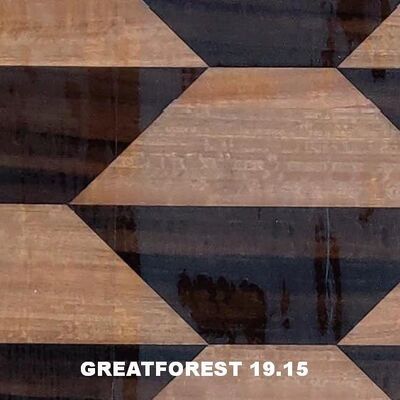 Artystyczny parkiet drewniany fornir geometryczny estetyczny nastrój popularne figury geometryczne grubość 0,50 mm do drzwi drewnianych