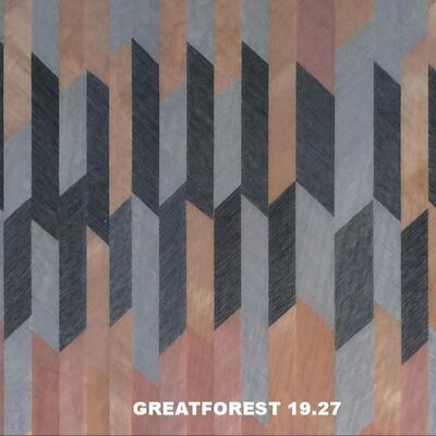 Artystyczny Parkiet drewniany Fener Symetryczny Kolaż Wzorzec geometryczny Bogaty w kolory Malowanie drewniane 0,55 mm