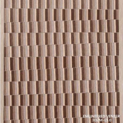 3D Recon Wooden Veneer 3DZM-L5.0 For Cabinet Face Interior Wall Wooden Veneer 0.5mm Niestandardowe rozmiary i tekstury