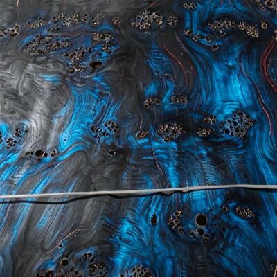 Natural Plant Dyed Eco-Friendly Wood Veneer, Multi Color Iridescent Decorative Wood Veneer for Furniture Panels, Wall Cladding & Cabinet Making