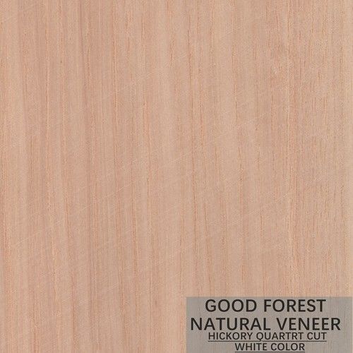 Naturalna okleina z drewna Hickory Dwukolorowa popularna okleina drewniana z drewna FSC
