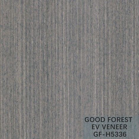 Dekoracja hotelu Zaprojektowany fornir dębowy Crown Cut Grain Grey Color