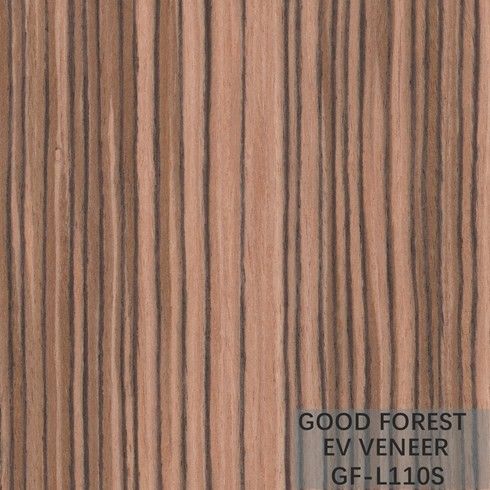 EV Fornir Zebra Engineered Wood Fornir Naturalny kolor Proste słoje