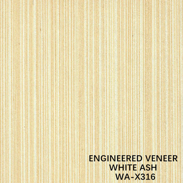 Fancy Recomposed White Wood Fornir Jesionowy WA-X316 Slice Cut Do Drzwi Wewnętrznych