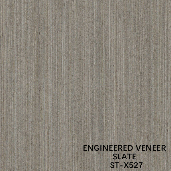 Fancy Recomposed Slate Wood Fornir Orzech X527 Ciemnoszary Fineline Proste Ziarno Do Drzwi Wewnętrznych Dobrej Jakości