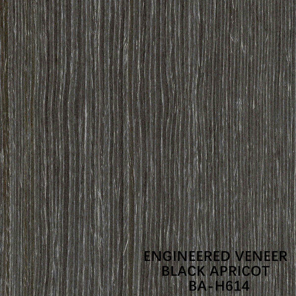 Fornir drewnopodobny Black Apricot Fancy Rekonstytuowany H614 Ćwiartka Prosto Ziarno 0,15-0,55 mm