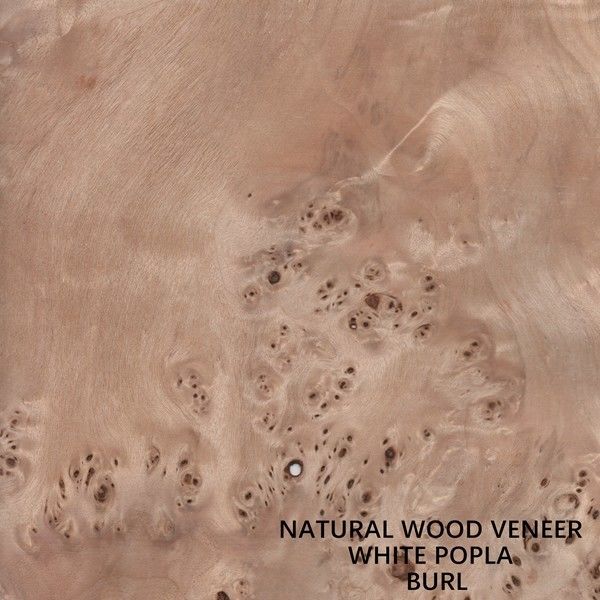 Europa naturalna okleina z drewna topoli Mapa Burl Grain wysokiej jakości grubość 0,5 mm do instrumentu muzycznego