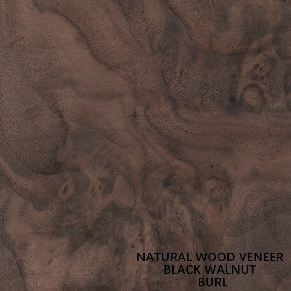 Dekoracja Naturalny fornir z drewna orzechowego Doskonałe ziarno Burl do produkcji mebli wysokiej klasy Producent FSC China