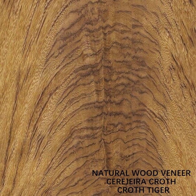 America Natural Cherry Crotch Fornir Specjalnie ziarno tygrysa do dekoracji hotelu