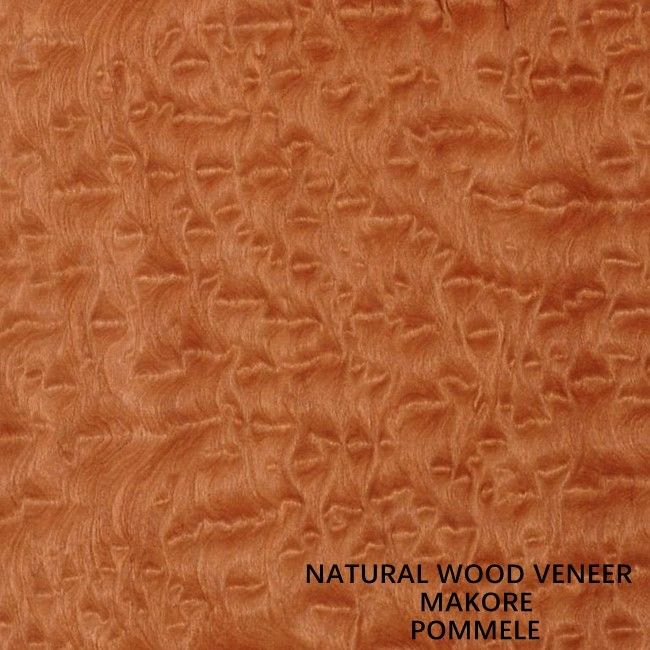 Afryka Naturalny fornir Makore Wood Cherry Mahogany do dekoracji hoteli i mebli