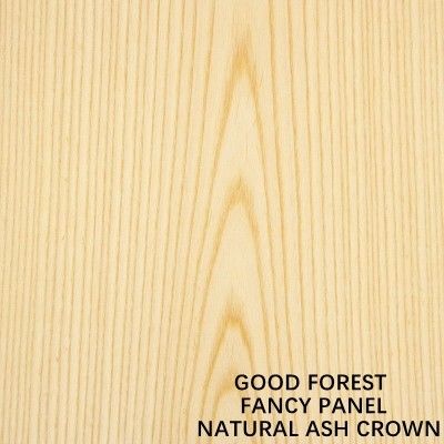 Okleina naturalna jesionowa korona drewniana E0 / E1 Fantazyjna sklejka / płyta Mdf / płyta wiórowa Dostosowana długość Fabryka w Chinach