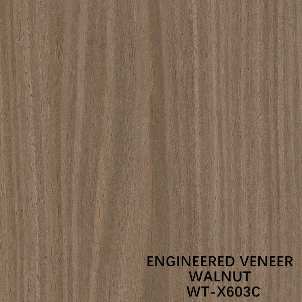 ISO Engineered Wood Fornir Crown Cut Brown Color do drzwi i frontów szafek