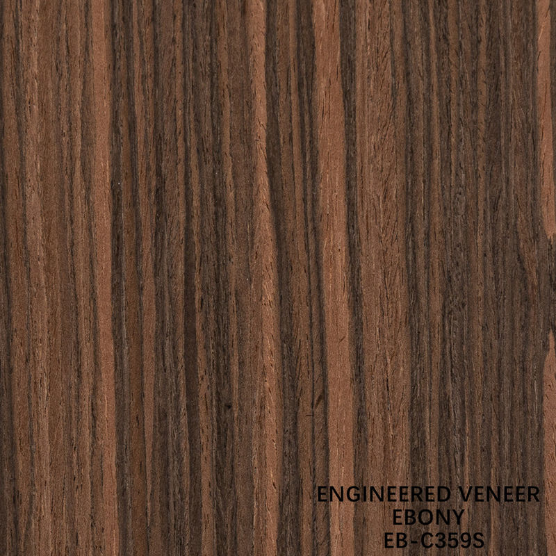 Reconowanie Ebonie Wooden Veneer Slice Cut Straight Grain Double Color Do Dekoracji Drzwi I Gabinetu