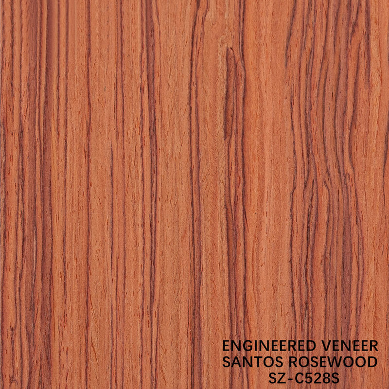 Fancy Wood Veneer Santos Rosewood Man-Made Veneer Sheet 2050-3200mm Dla Instrumentów Muzycznych China Factory