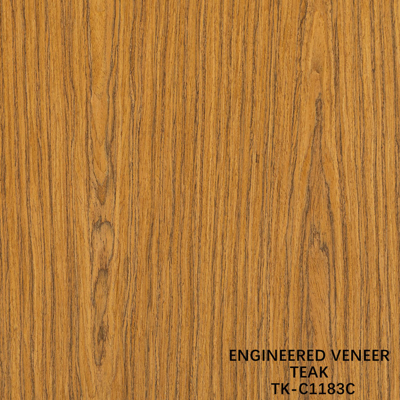 Fancy Recomposied Teak Wood Veneer Długość 2200mm Customized For Car Interior Yacat