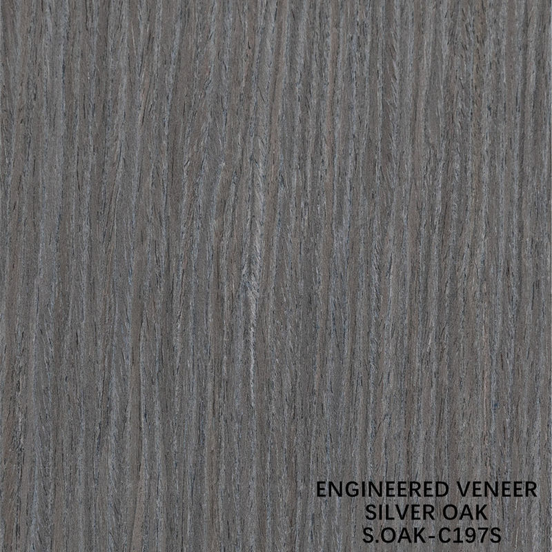 Fancy Engineered Wood Veneer Of Silver Oak Quarter Cut For Door And Cabinet Face wydłużony rozmiar 3100mm SOAK-197S/495Q/1326S/1579S/1640S