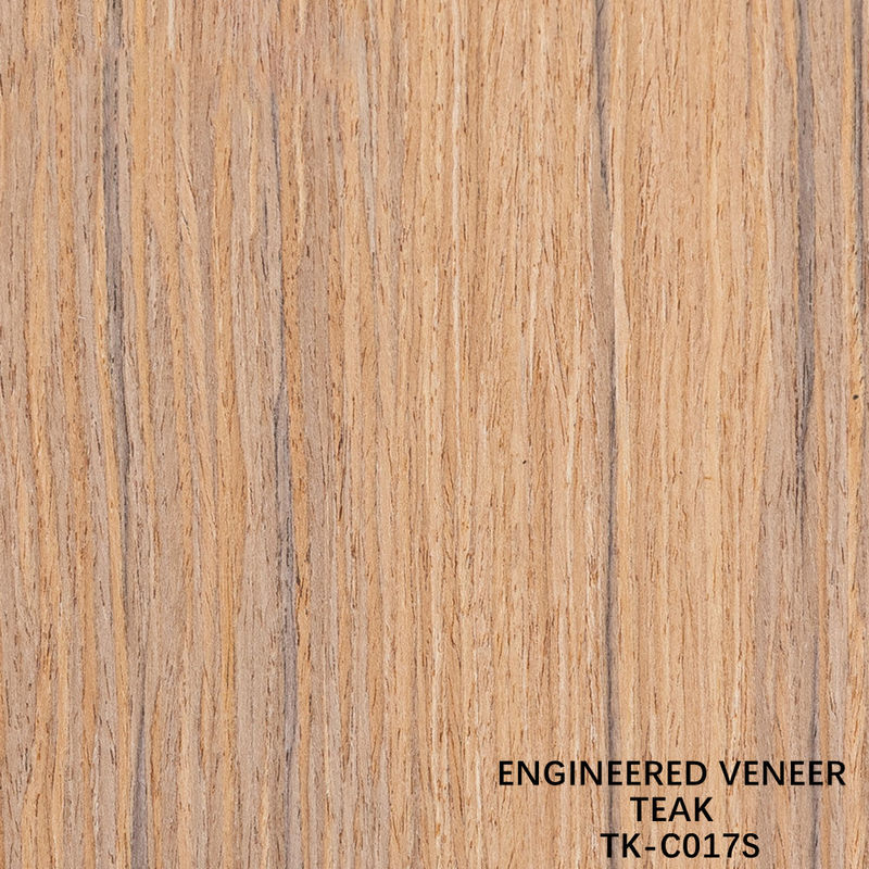 Reconowanie drewna veneer of teak slice cut techniki z prostym ziarnkiem dla dla drzwi twarz wydłużony rozmiar 2850mm