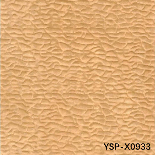 Żółta kamfora Sapele Pommele Wysokiej klasy drewniana foliara Niezwykła dla dekoracji hotelowej X0933 o grubości 0,55 mm