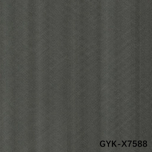 Ciemno szare drzwi i okna Wysokiej klasy drewniana folia 2050-3100mm Fleeced Back Grey Yikate X7588