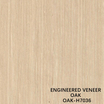 Fancy Recomposed White Oak Wood Fornir H7036 Slice Cut for Door and Windows ISO