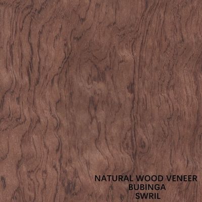 Meble / Instrumenty muzyczne Afryka Naturalny fornir drewniany Bubinga Swirl Grain 0,5 mm
