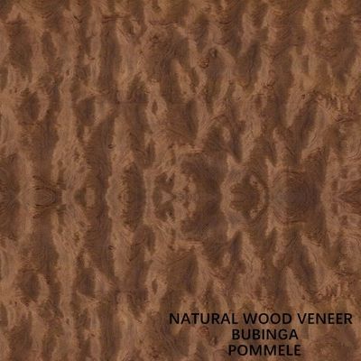 Pommele Grain Africa naturalna okleina drewniana Bubinga 0,5 mm na instrumenty muzyczne
