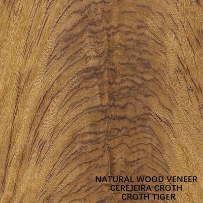 America Natural Cherry Crotch Fornir Specjalnie ziarno tygrysa do dekoracji hotelu