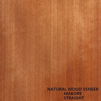 0.5mm instrumenty muzyczne afryka naturalna okleina z drewna Makore proste ziarno klasy AAA