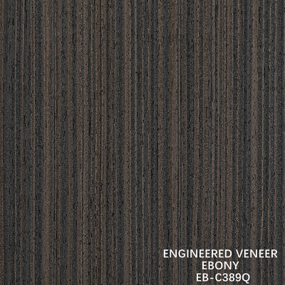Brązowy inżynieryjnie drewniany wino EB-C389Q / 916Q / 1238Q / 1320Q Quarter Cut Ebony Wino Fineline dla drzwi i szafy twarzy