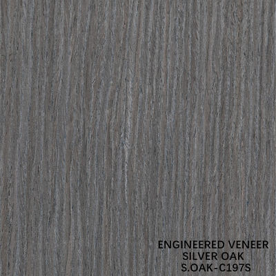 Fancy Engineered Wood Veneer Of Silver Oak Quarter Cut For Door And Cabinet Face wydłużony rozmiar 3100mm SOAK-197S/495Q/1326S/1579S/1640S