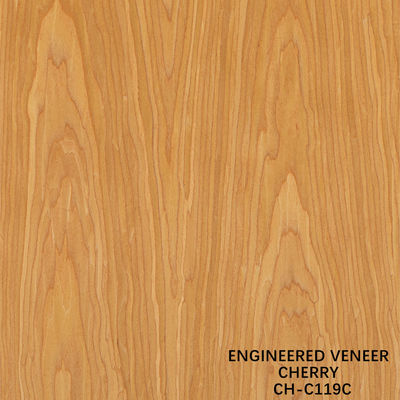 Ev Wooden Veneer Of Fancy Crown Grain American Cherry 2850mm Długość Do Wnętrz China Manufacturer