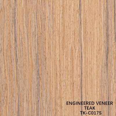 Reconowanie drewna veneer of teak slice cut techniki z prostym ziarnkiem dla dla drzwi twarz wydłużony rozmiar 2850mm