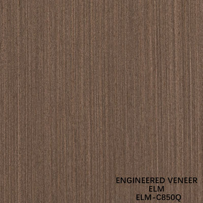 0.5mm Inżynierowane płytki z drewna wiórkowego dla eleganckich paneli 2500-3100mm wydłużone czwarte cięcia kolor brązowy ELM-580Q/125Q/1278Q