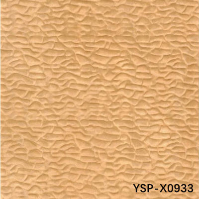 Żółta kamfora Sapele Pommele Wysokiej klasy drewniana foliara Niezwykła dla dekoracji hotelowej X0933 o grubości 0,55 mm