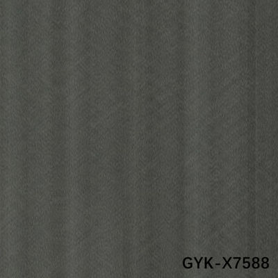 Ciemno szare drzwi i okna Wysokiej klasy drewniana folia 2050-3100mm Fleeced Back Grey Yikate X7588